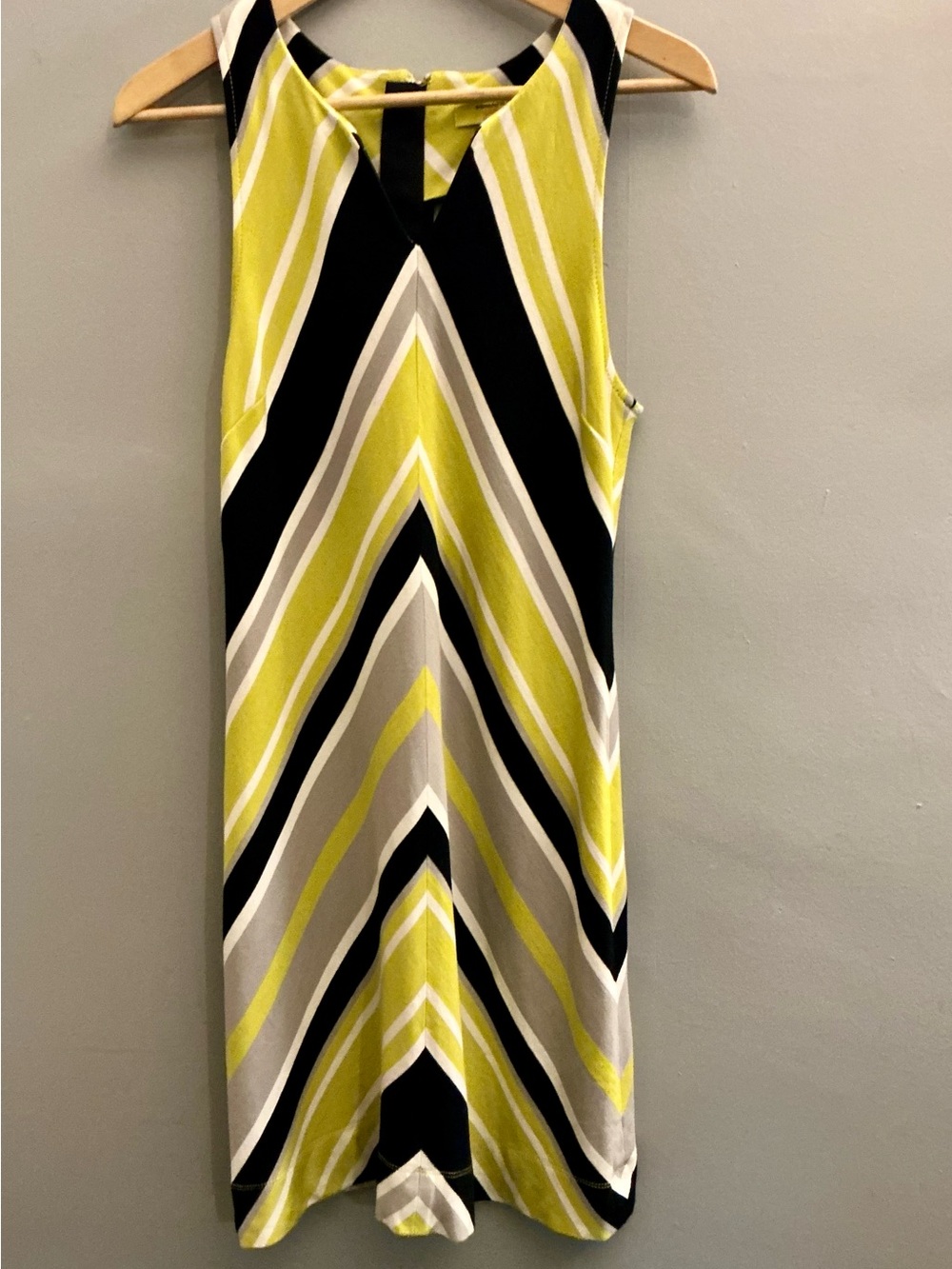Banana Republic Milly Collection Chevron Stripe Shift Dress Size 6